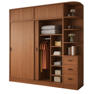 Tủ áo cửa lùa phong cách tối giản GH-13005