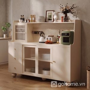 Tủ Bếp Chân Tròn Phong Cách Bắc Âu GH-32000