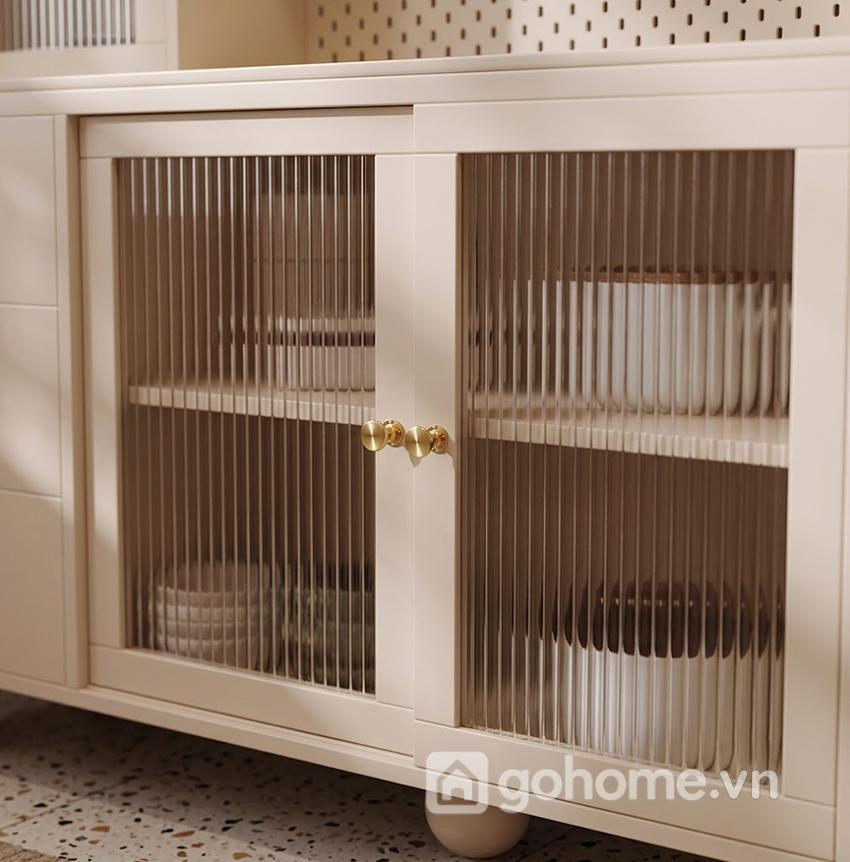 Tủ Bếp Chân Tròn Phong Cách Bắc Âu GH-32000