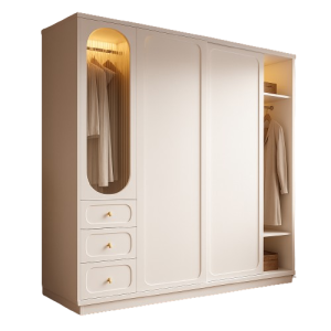 Tủ Quần Áo Cửa Lùa Cánh Kính Sang Trọng GH-13002