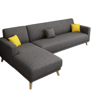 Sofa Góc Nỉ Thiết Kế Tinh Tế, Đệm Êm Ái GH-51005
