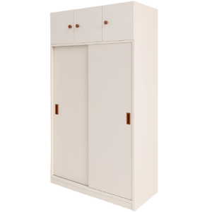 Tủ Quần Áo Gỗ Công Nghiệp Có Tủ Đỉnh Tiện Lợi GH-13000