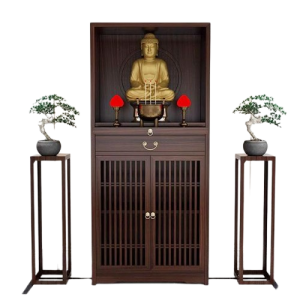 Tủ Bàn Thờ Gỗ Sồi GH-91008 – Vẻ Đẹp Sang Trọng, Chuẩn Phong Thủy