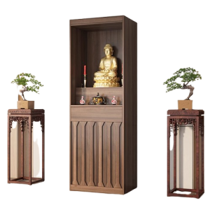 Tủ Thờ Chung Cư GH-91004 – Gọn Nhẹ, Trang Trọng, Phù Hợp Phong Thủy