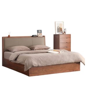 Giường gỗ sồi có ngăn kéo tiện dụng – Giải pháp lưu trữ thông minh, nâng tầm không gian nghỉ ngơi GH-11004