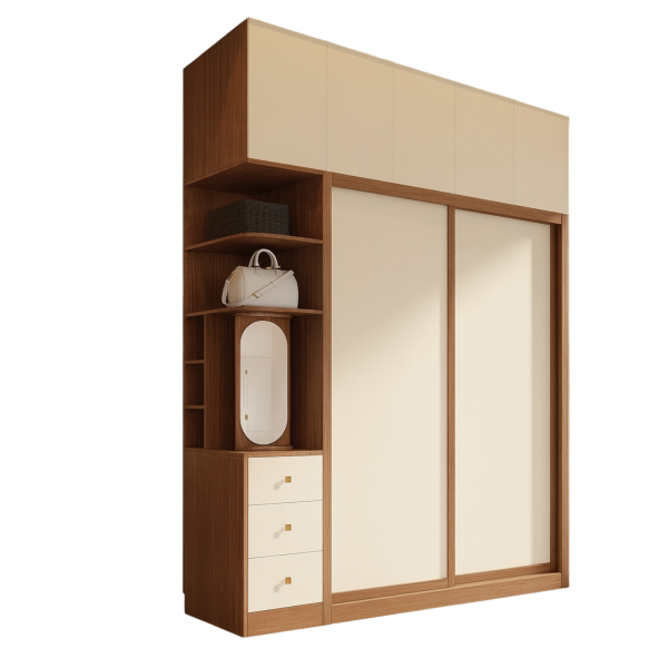 Tủ Quần Áo Cửa Trượt Kiểu Dáng Thanh Lịch GH-13039