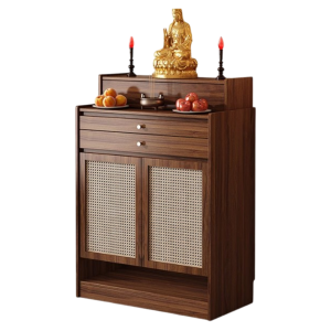 Tủ thờ cánh mây hiện đại – Điểm nhấn tinh tế cho không gian thờ cúng hiện đại GH-91018