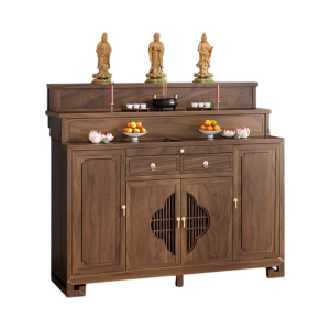 Tủ Thờ Tam Cấp Gỗ Sồi Nhỏ Gọn Cho Chung Cư GH-91029