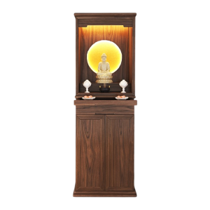 Tủ Thờ Đứng Gỗ Sồi Trang Trọng Nhỏ Gọn Cho Chung Cư GH-91030
