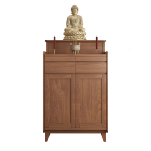 Tủ Thờ Gỗ Sồi Thiết Kế Đẹp Cho Chung Cư GH-91033