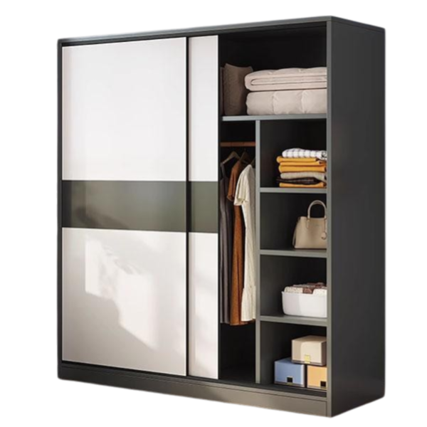 Tủ quần áo cánh lùa thiết kế hiện đại – Giải pháp tối ưu cho phòng ngủ nhỏ GH-13019