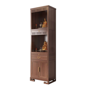 Tủ thờ 2 ngăn gỗ sồi trang trọng – Không gian thờ cúng tối ưu, đậm chất Á Đông GH-91017
