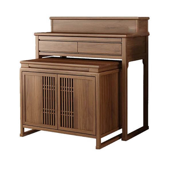 Tủ Thờ Gỗ Sồi Hiện Đại, Trang Nghiêm GH-91043