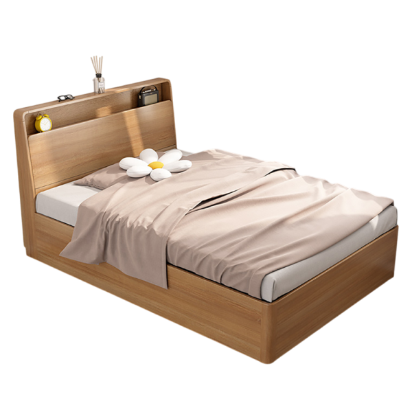 Giường Hộp Đơn Giản Có Kệ Để Đồ GH-11016