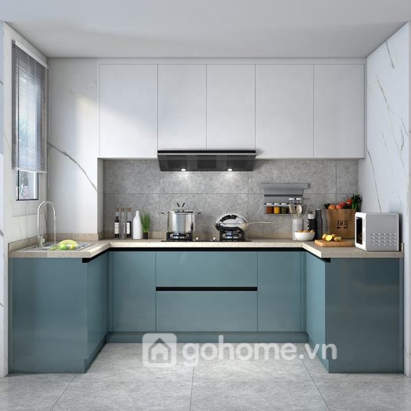 Tủ Bếp Chữ U Sang Trọng, Thanh Lịch GH-32025