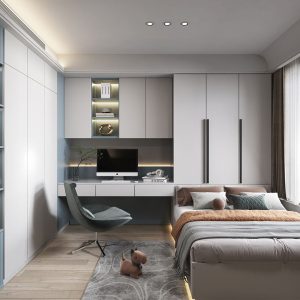 Combo Giường Ngủ Kết Hợp Tủ Quần Áo Và Bàn Học GH-15009