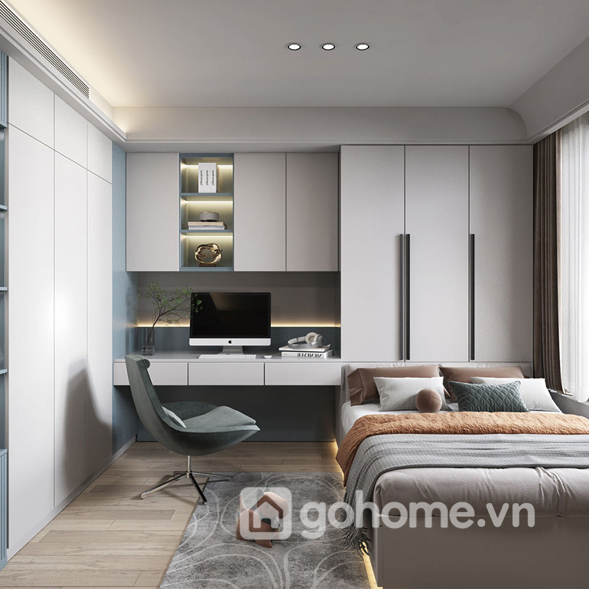 Combo Giường Ngủ Kết Hợp Tủ Quần Áo Và Bàn Học GH-15009 - Ảnh 3