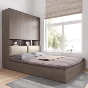 Combo Giường Ngủ Liền Tủ Quần Áo Tiện Lợi GH-15008