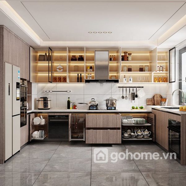Tủ Bếp Gỗ Đa Chức Năng GH-32021