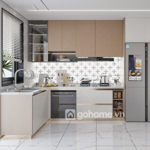Tủ Bếp Thiết kế Đẹp Đa Chức Năng GH-32020