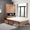 Combo Giường Ngủ Kết Hợp Với Tủ Quần Áo Đa Năng GH-15001