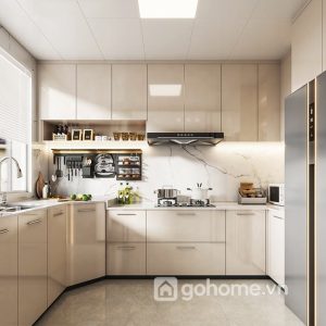 Hệ Tủ Bếp Thiết Kế Đa Năng Cho Gia Đình GH-32009