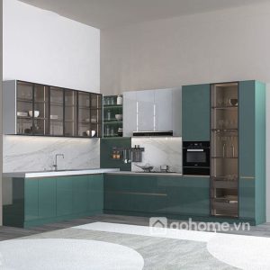 Hệ Tủ Bếp Gỗ Phong Cách Sang Trọng GH-32015