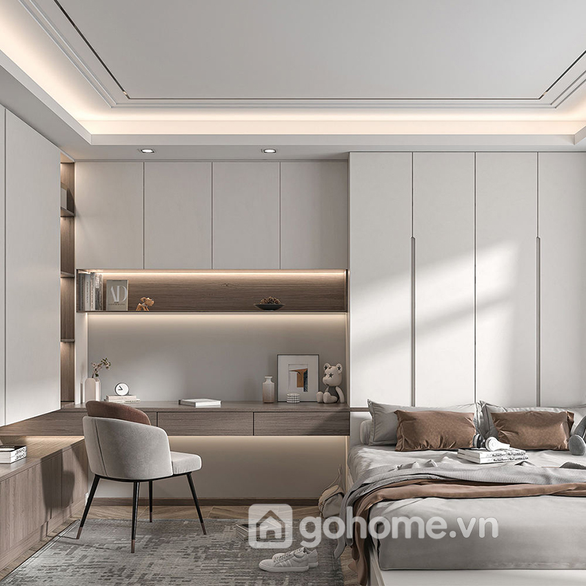 Combo Giường Ngủ Kết Hợp Tủ Quần Áo Và Bàn Học GH-15009 - Ảnh 6