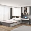 Combo Giường Hộp Kèm Tủ Áo Rộng Rãi Kết Hợp Bàn Làm Việc Tiện Lợi GH-15017