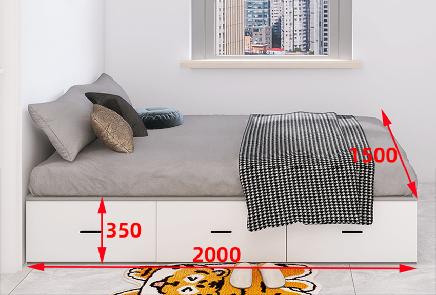 Combo Giường Tủ Áo Kết Hợp Bàn Học Hiện Đại GH-15019 - Ảnh 2