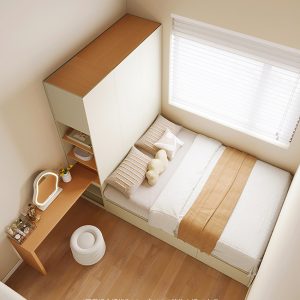 Combo Giường Ngủ Tủ Quần Áo Kết Hợp Bàn Trang Điểm Tiện Lợi GH-15014