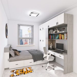 Combo Giường Tủ Áo Kết Hợp Bàn Học Hiện Đại GH-15019