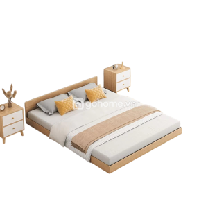 Giường Bệt Gỗ MDF Thiết Kế Tối Giản GH-11025
