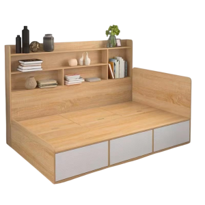 Giường Ngủ Kèm Kệ Sách Cạnh Giường GH-11031