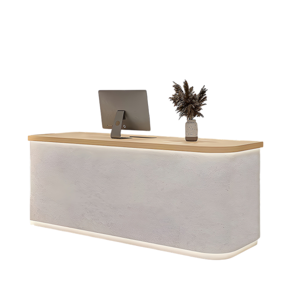 Quầy Thu Ngân Đơn Giản Bằng Gỗ MDF GH-21019