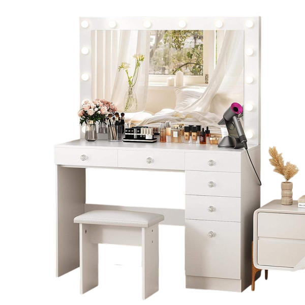 Bàn Trang Điểm Gỗ Đẹp Hiện Đại GH-12016