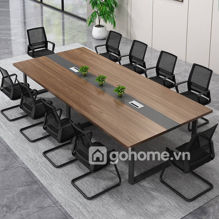 Bàn Họp Chân Sắt Phong Cách Tối Giản GH-23003 - Ảnh 3