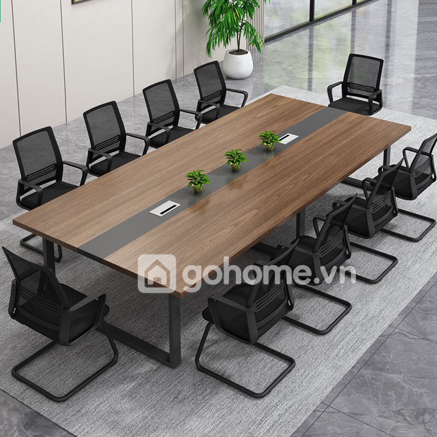 Bàn Họp Chân Sắt Phong Cách Tối Giản GH-23003 - Ảnh 2