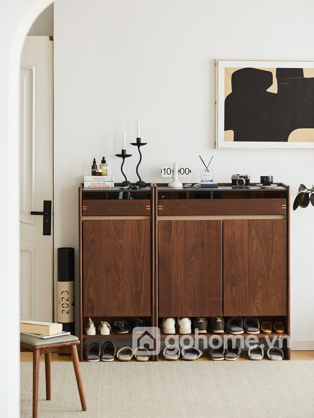 Tủ Giày Dép Đẹp Kiểu Dáng Sang Trọng GH-55006 - Ảnh 3