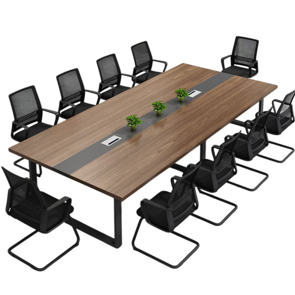 Bàn Họp Chân Sắt Phong Cách Tối Giản GH-23003