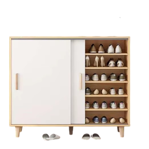 Tủ Giày Gỗ Cánh Trượt Phong Cách Bắc Âu GH-55013