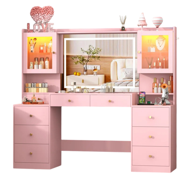 Bàn Trang Điểm Gỗ MDF Thiết Kế Đa Năng GH-12023