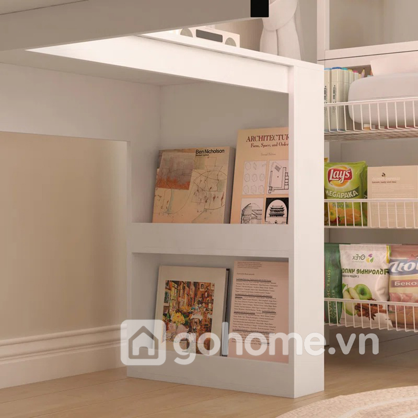 Bàn Làm Việc Chữ L Kèm Kệ Hiện Đại GH-71021 - Ảnh 7