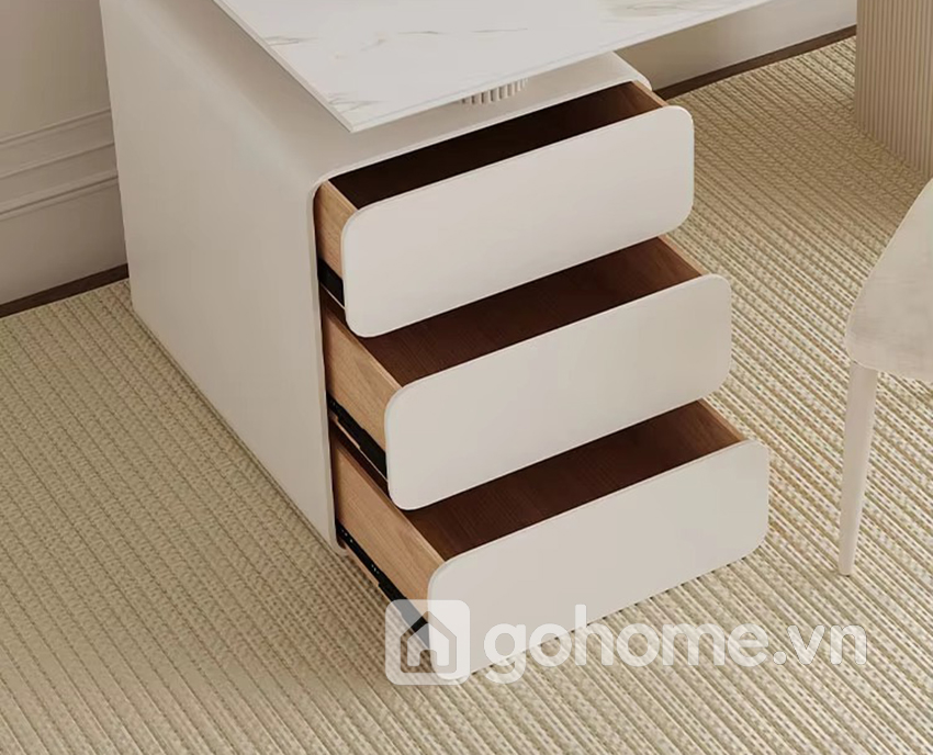 Bàn Làm Việc Chân Trụ Tròn Kèm Tủ Tinh Tế GH-71018 - Ảnh 7