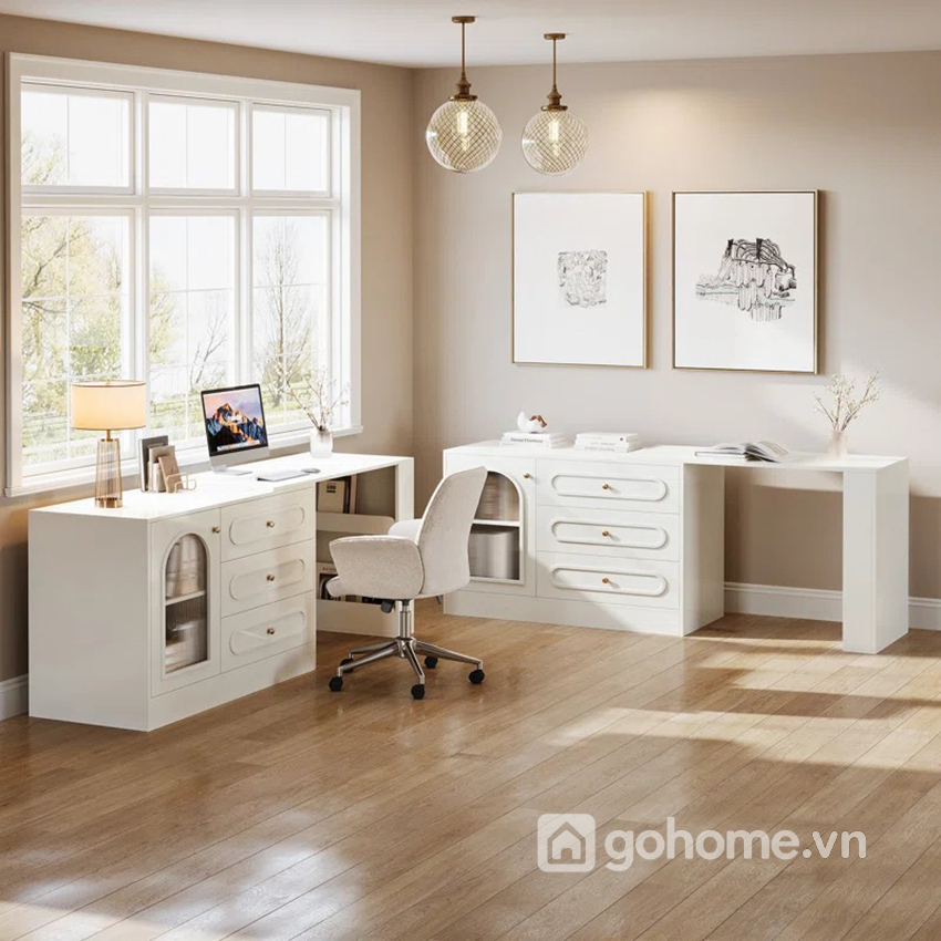 Bàn Làm Việc Chữ L Tiện Lợi GH-71014 - Ảnh 6