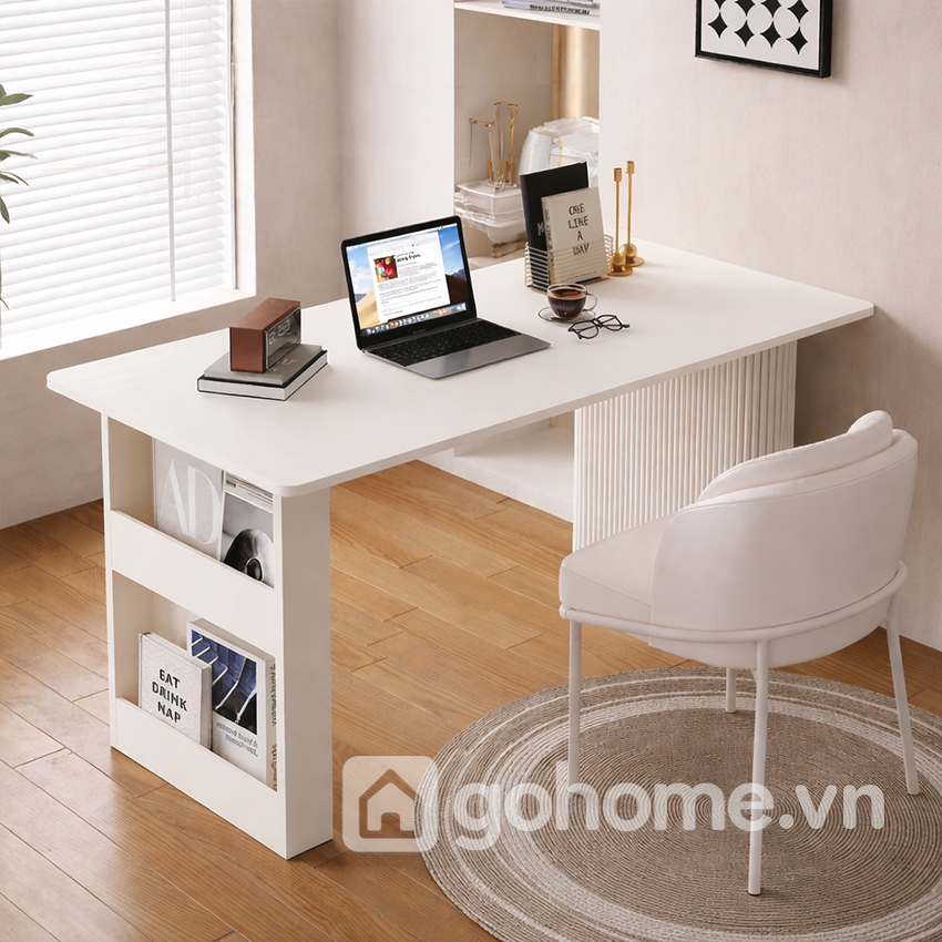 Bàn Làm Việc Kèm Hộc Trang Trí Tiện Dụng GH-71020 - Ảnh 2