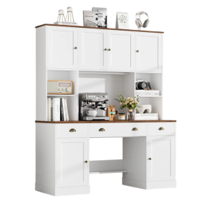 Bàn Làm Việc Kèm Tủ Sách Phía Trước GH-71007