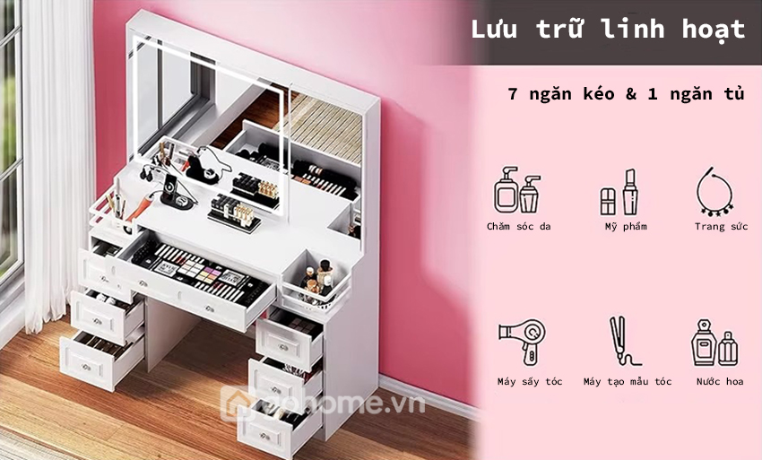 Bàn Trang Điểm Có Ngăn Kéo Tiện Lợi GH-12029 - Ảnh 7