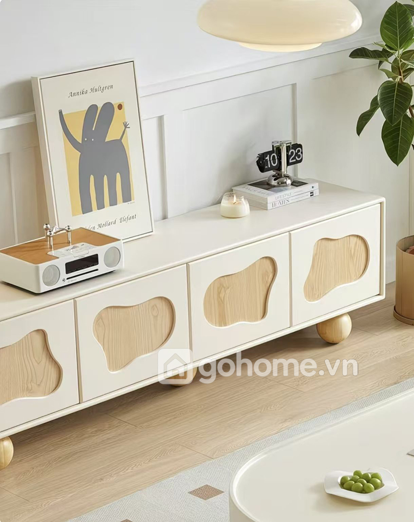 Kệ Tivi Gỗ MDF Thiết Kế Trẻ Trung GH-53022 - Ảnh 4