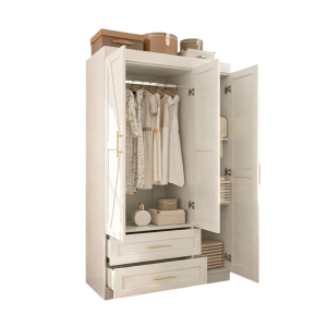 Tủ Áo Gỗ MDF Thiết Kế Tân Cổ Điển GH-13066